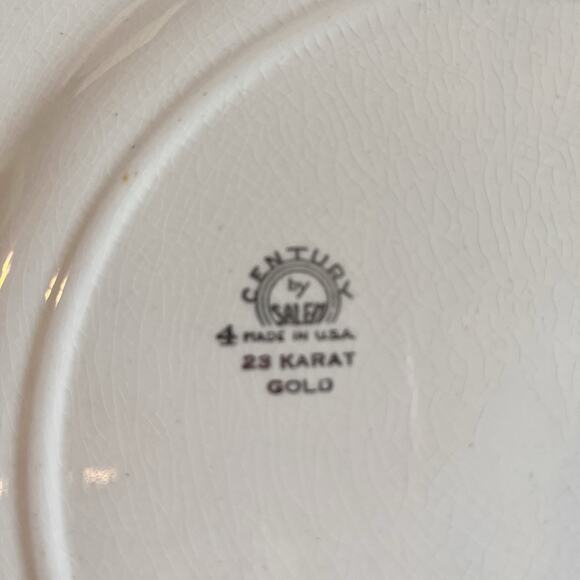 Vintage Century By Salem 23 Karat Gold Plate Blue With Godey’s Ladies - Picture 4 of 13